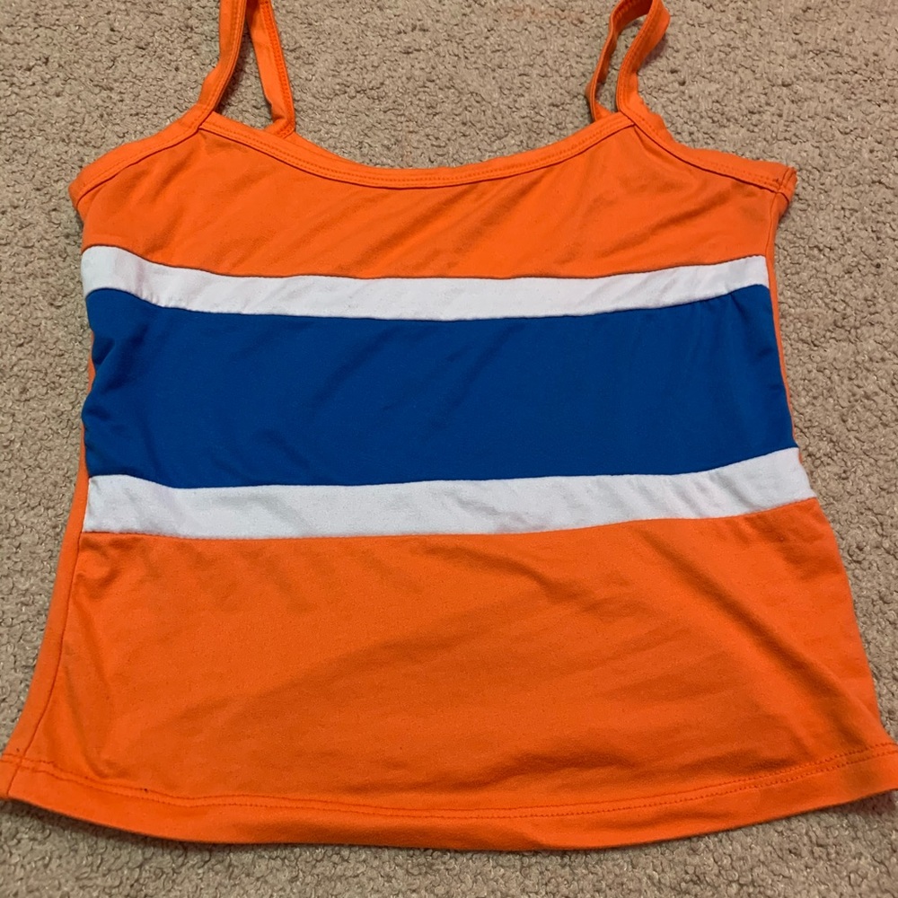 Orange tank top